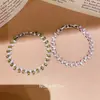 Pulseira Pingente Borboleta de Zircônia Super Brilhante, Fresca e Doce, Simples e Versátil para o Verão, Joia de Nicho de Alto Padrão para Mulheres