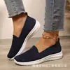 Zapatos de Mujer Transfronterizos Temu Dropshipping Slip-On Zapatos de Madre Suela Suave Tallas Grandes Planos Suela Suave Cómodos Zapatos de Tela Old Beijing para Mujer