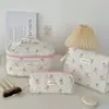 Neceser de maquillaje de oso rosa transfronterizo para mujer, portátil, de gran capacidad, bolso de mano, neceser de aseo, bolsa para guardar cosméticos y productos para el cuidado de la piel