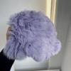 Gorro de pescador de piel de conejo pequeño con cara gigante mejorado, gorro de felpa de piel para mujer, gorro Baotou cálido a prueba de frío, gorro de lavabo de piel para otoño e invierno.