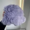 Sombrero de pescador de pelo de conejo pequeño con aspecto súper facial mejorado, sombrero de felpa para mujer, gorro de punta cálido a prueba de frío, sombrero de cubo de pelo para otoño e invierno
