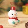 Adornos pequeños de Papá Noel para Navidad, regalos navideños, artesanías de resina, decoración, manualidades al por mayor.