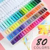 Plumas de Acuarela 12 Colores 24 Colores Doble Punta Suave Plumas de Colores Plumas de Dibujo para Niños Set de Pintura Regalo de Vacaciones