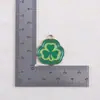 Sombrero de Trébol de la Suerte Irlandesa Verde Nuevo de Venta Caliente Transfronteriza Colgante de Aleación con Goteo de Aceite Ecológico