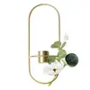 Venda Direta da Fábrica Decoração de Casa Vasos para Suculentas Hidropônico Metal Pendurado Suporte para Vasos de Flores Artificiais Suporte Portátil para Velas Pendurado na Parede