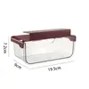 Cajón de Almacenamiento Debajo del Estante, Organizador Deslizante Transparente de PET para Baño y Escritorio