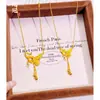 Collar de Borla de Mariposa Serpiente Dorada Antigua Zodiaco Serpiente Año de Nacimiento Nuevo Estilo Chino Lujo Ligero Cadena Versátil para Clavícula