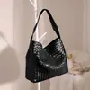 Bolso de Cuero Genuino para Mujer de Venta Caliente Transfronteriza, Bolso Tote Tejido Simple y de Moda, Bolso de Mano y Bolso de Hombro de Gran Capacidad para Mujeres, Hecho de Piel de Vaca