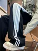Pantalones Deportivos Americanos Directo de Fábrica para Hombre Otoño e Invierno Pantalones Casuales Pesados Sueltos Rectos Pantalones de Pierna Ancha para Hombre