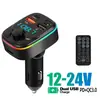 Nuevo C6P Bluetooth para Coche Mp3 Llamada Manos Libres con Mando a Distancia Transmisor Fm Cargador de Coche Bluetooth 3A Fuente de Fábrica