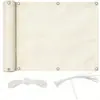 Tela Oxford para Valla de Privacidad Cubierta Impermeable para Balcón Carpa de Valla para Entrada de Stand de Exposición Pantalla de Tela Cubierta