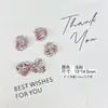 Joyería para Uñas Correa de Regalo con Diamante de Garra Destello Caja de Regalo de Navidad Corazón Torcido Cuadrado Mariposa Aleación Diamante de Uña Joyería