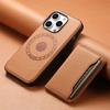 Denior É Adequado para iPhone18Promax Porta-Cartão Magnético Capa de Couro para Celular Apple 17/16Pro Capa Protetora