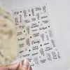 Adesivos de Unha Finos e Flexíveis Tomoni, Adesivos de Unha Retrô Populares, Decorações de Unha Florais Modernas Simples em Inglês