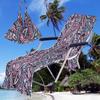 Funda para silla de playa transfronteriza funda para silla de playa de microfibra impresión digital 3D serie mandala