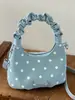 Bolso de Mano de Moda Nuevo Otoño 2026, Bolso Ligero y Elegante de Nube de Lunares, Bolso Cruzado de Hombro Relajado y Sencillo