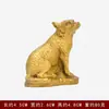 Un juego completo de doce adornos de animales del zodiaco: rata, buey, tigre, conejo, dragón, serpiente, caballo, oveja, mono, gallo, perro, cerdo, manualidades caseras decoraciones de cobre zodiacales
