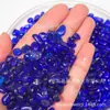 Grava de Vidrio Azul Profundo de 5-9mm Piedra para Paisajismo de Acuario Arena de Sustrato Decorativa Plantas Acuáticas Paisajismo de Acuario Venta al por Mayor