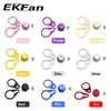 EKFan Luya accesorios de rueda de carrete de pesca modificados junta antiaflojamiento brazo de manivela de carrete de gota tuerca de medición externa mano izquierda y derecha M7M8