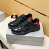 Zapatillas de estilo europeo y americano con bloques de color, zapatos deportivos atléticos transpirables de cuero genuino y malla para hombre, zapatillas blancas casuales de suela gruesa que aumentan la altura, estilo nuevo