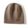 Gorro de Cachemira para Hombres y Mujeres en Otoño e Invierno Gorro de Lana Grueso de Doble Capa Protección para los Oídos Gorro de Pila Gorro para el Frío Ciclismo al Aire Libre Gorro de Punto