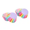 Fabricantes transfronterizos de moldes para hornear de papel para pasteles redondos con impresión 100%, resistentes a altas temperaturas y a prueba de aceite.