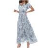 Vestido Explosões 2024 Plus Size Moda Feminina Sexy em estoque Amazon AliExpress Vestido Estampa em Grupo