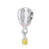 Nuevo 2026 Aleación con Perlas Fresco y Lujo Ligero Colgante de Globo Aerostático Accesorios para Pulsera DIY para Comercio Exterior Transfronterizo