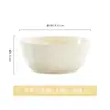Cuenco de Cerámica Estilo Crema Hogareño 2024 Nuevo Cuenco para Comer Vajilla Cuenco para Fideos Cuenco para Sopa Set de Platos para Inauguración de Casa Esmalte Nuevo Producto