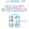 Nuevo Banner de Cumpleaños con Tema de Sanrio Yugui Dog Decoración Bandera de Cumpleaños para Niños Adornos Colgantes para Fiestas Festivas