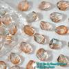 Atacado 12x16mm ametista em pó sintético vidro irregular contas soltas material para colar de contas artesanal diy