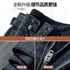 Jeans Micro-La Retrô Americano Feminino Primavera e Outono Cintura Alta 2025 Novo Cinza Cimento Explosões Calças Flare Cintura Alta
