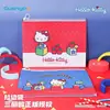 Guangbo Stationery Auténtica Bolsa con Pestaña Estilo Sanrio Hello Kitty Almacenamiento de Exámenes Estudiantiles A4 Bolsa para Documentos Gato Kitty