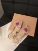 Zapatos de Tacón Alto Franceses, Sandalias Rosas Punta-Punta, Zapatos de Mujer, Nuevos Zapatos de Punta Estilo Hada de Primavera y Verano