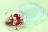 Tazón de vidrio para suplementos alimenticios herramientas para suplementos de comida para bebés cocina de comida para bebés pastel almacenamiento vajilla infantil fresca