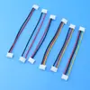 Conector de terminal de fio chicote de dois fios preto e vermelho de mesma direção com duas cabeças PH2.0-4Y sequência de fios assento macho de dois furos vazios par de assento fêmea conexão de plugue linha