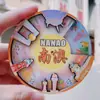 Imán de Nevera Cultural y Creativo Chaozhou Shantou Chaozhou Isla Nan'ao Xiaogongyuan Souvenir Turístico Imán de Nevera Chaozhou Hong Tao Guo