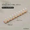 Base para Uñas de Madera Natural con Puntas Metálicas Magnéticas, Soporte de Práctica Estilo Japonés, Soporte de Exhibición Portátil para Práctica de Uñas