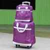 Bolsa de Viagem com Carrinho de Rodas Universal Bolsa de Viagem Feminina Caixa de Bordo Portátil Bolsa de Viagem para Curta Distância Estilo Coreano Bolsa de Bagagem Portátil Tendência