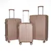 Set Personalizado de Tres Piezas de Maletas con Cremallera, Maletas de Viaje de Gran Capacidad, Maletas de Mano, Ruedas Universales Silenciosas, Cerraduras de Combinación, Venta al por Mayor