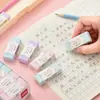 Goma de Borrar Premium Deli para Estudiantes 4B Goma de Borrar para Arte, No Deja Marcas, Especial para Exámenes, Bajo Residuo, Fácil de Borrar 7105