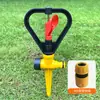 Aspersor tipo lluvia con forma de mariposa de plástico Aspersor rotatorio automático para riego de jardines agrícolas Aspersor de césped Aspersor de 360 grados