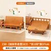 Sofá cama, plegable, de doble propósito, adecuado para apartamentos pequeños, multifuncional, extensible, diseño simple, individual o doble, para siestas, cama plegable de bambú