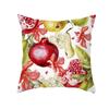 Funda de Cojín Nórdica Estampado de Frutas Frescas Pequeñas Funda de Cojín Piel de Durazno Funda de Cojín Lumbar para Oficina Muebles para el Hogar Transfronterizos