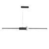 [Guau] Lámpara de tira elegante de espectro completo que protege los ojos, lámpara de araña para restaurante, lámpara de una sola palabra para mesa de comedor, estudio y oficina.