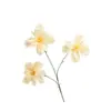 Nuevo Modelo de Flores Artificiales de 3 Cabezas, Flores de la Felicidad, Flores para Decoración de Ceremonia de Boda, Materiales para Fondo de Salón de Bodas, Decoración Suave de Arte Floral para Bodas