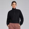 Sudadera Casual de Lujo Ligero con Cremallera Media Gruesa Forrada de Forro Polar para Buceo Otoño e Invierno para Mujer Top Deportivo para Correr Chaqueta Ropa Deportiva