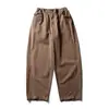 Calça Casual Lavada Retro Americana Black Fleet Unissex Solta Reta Calça de Trabalho