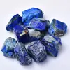 Em estoque cristal azul dourado natural pedra bruta pedra para aromaterapia pedra de expansão pedra bruta azul dourada afegã atacado