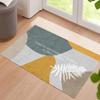 Alfombra de cocina de cuero pvc a prueba de aceite alfombra sin limpiar hogar impermeable resistente a las manchas felpudo para pies felpudo para puerta de entrada
